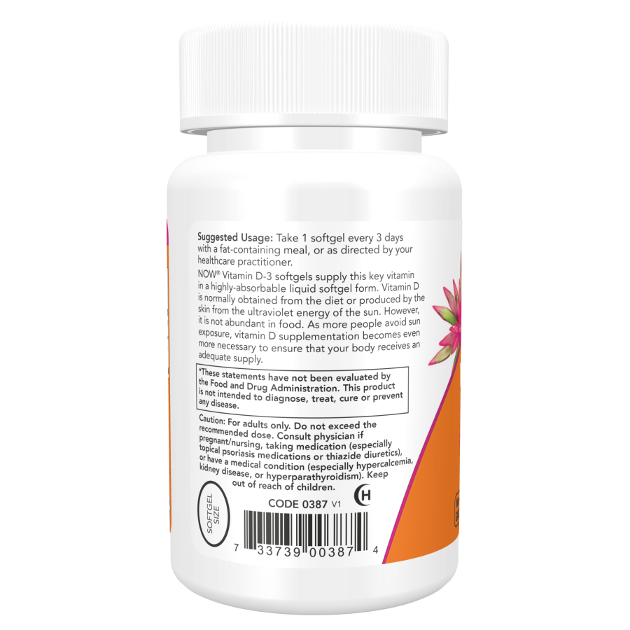 Vitamin D3 10,000 IU 240 Softgels