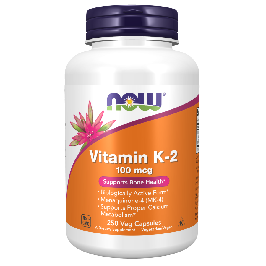 Vitamin K2 100 mcg 250 Veg Capsules