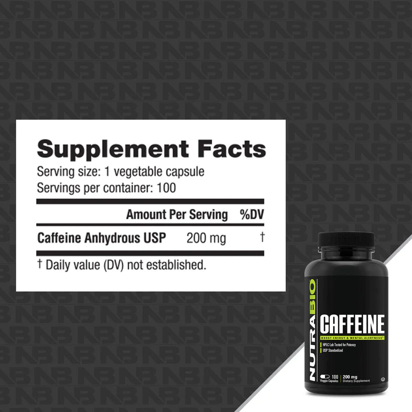 Caffeine Capsules (200mg)