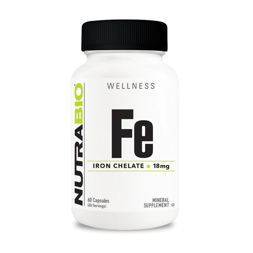 Iron Chelate 18mg 60 Capsules