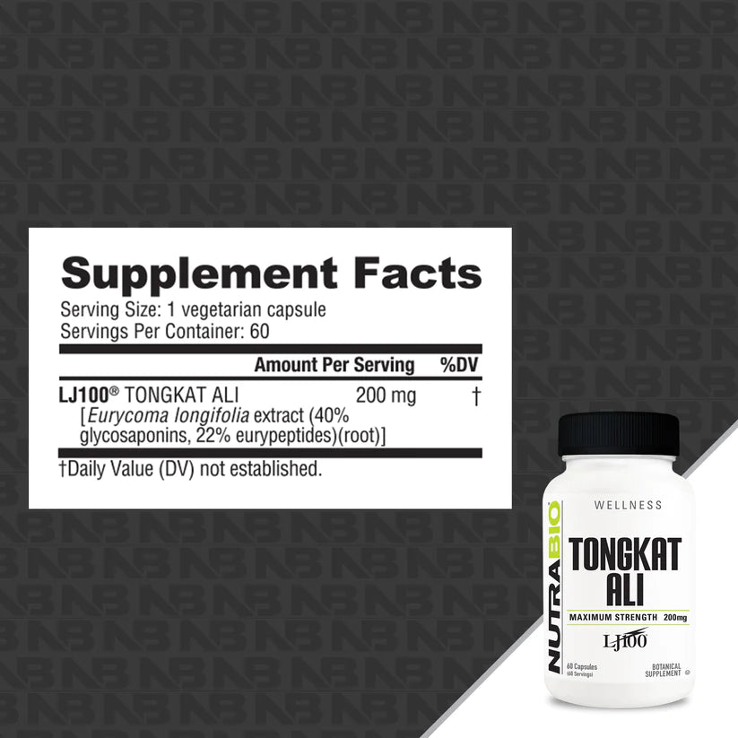 Tongkat Ali LJ100 200mg 60 Capsules