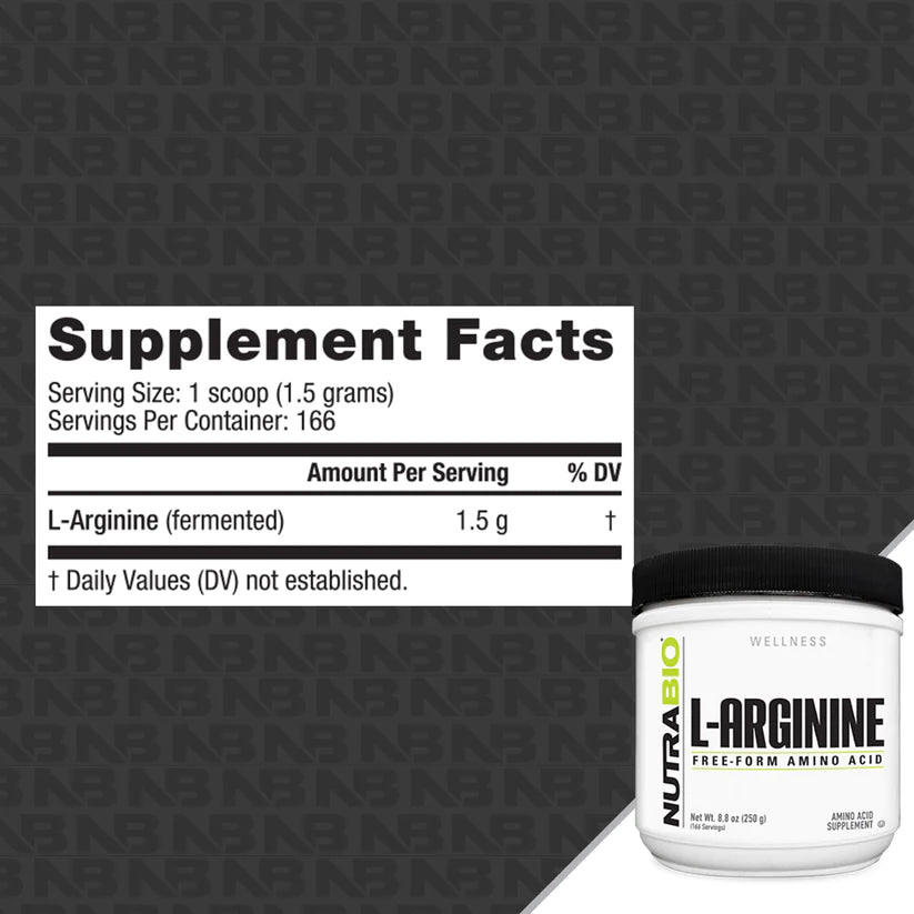 L-Arginine 250g Powder Unflavored