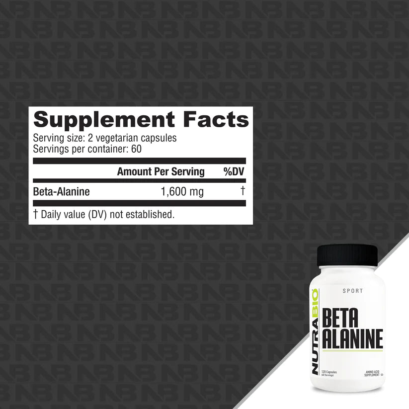 Beta Alanine 800mg 120 Capsules