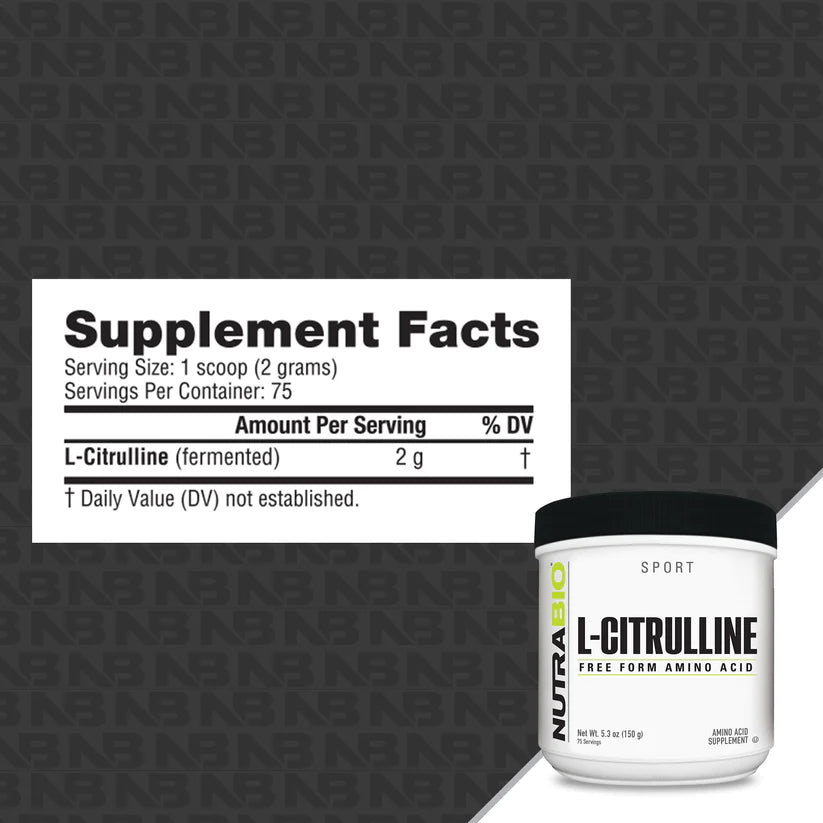 Citrulline Powder 150g Unflavored