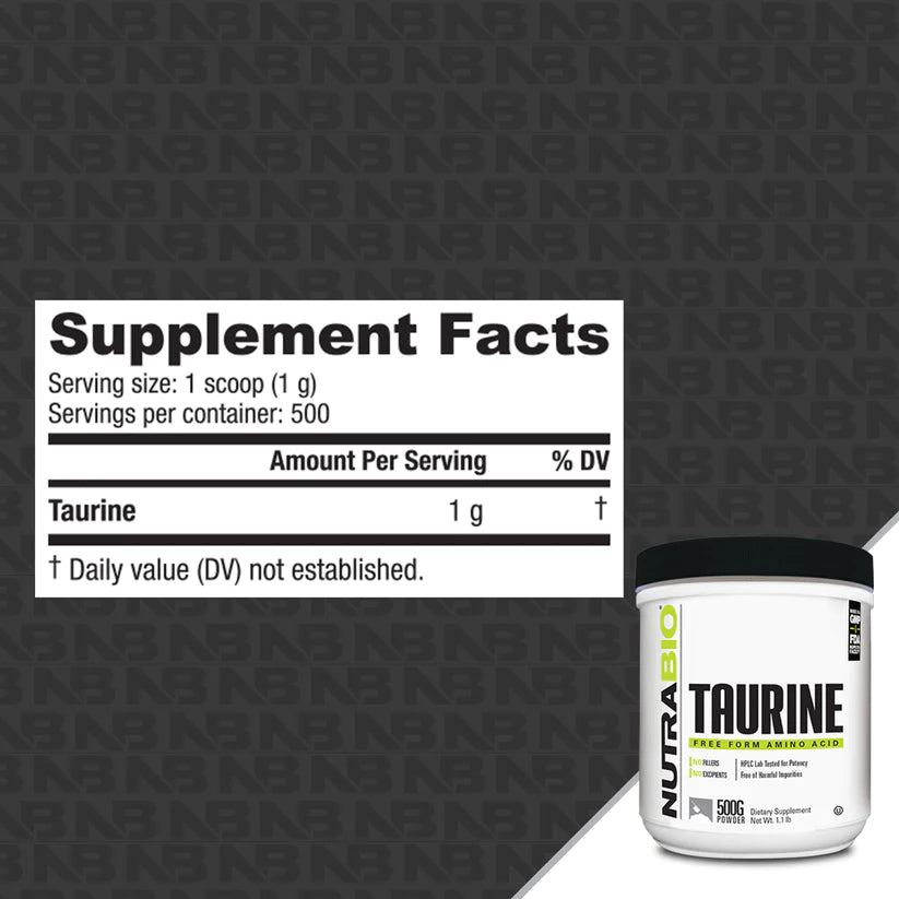Taurine 500g Powder Unflavored