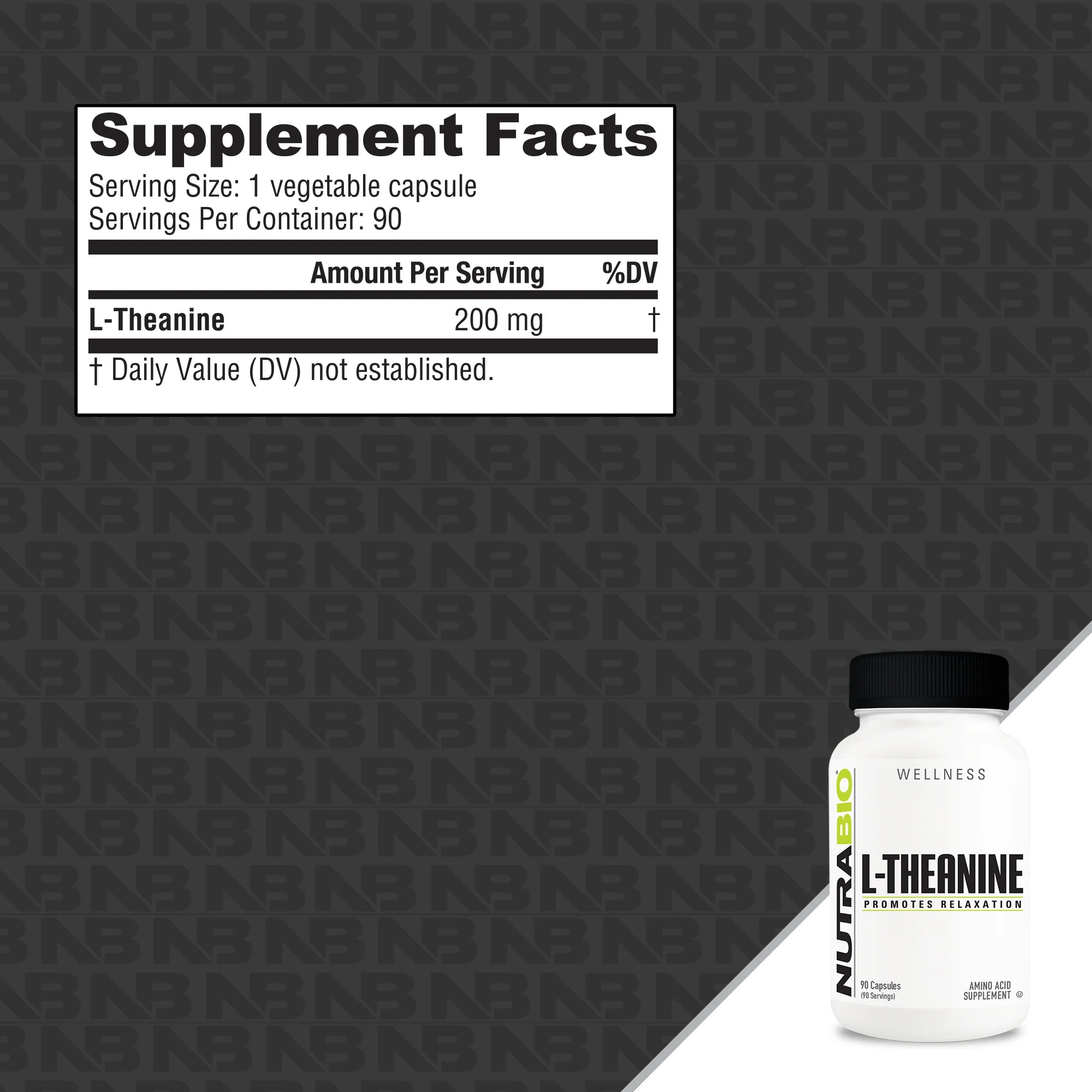 L-Theanine 200mg 90 Capsules