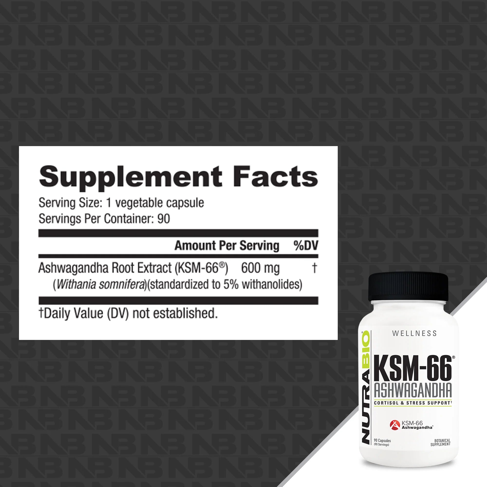 Ashwagandha KSM-66 90 Capsules