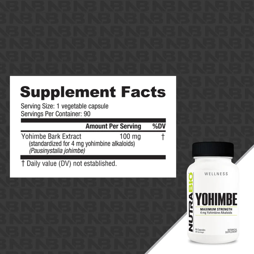 Yohimbe 4mg 90 Capsules