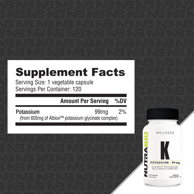 Potassium Complex 99mg 120 Capsules