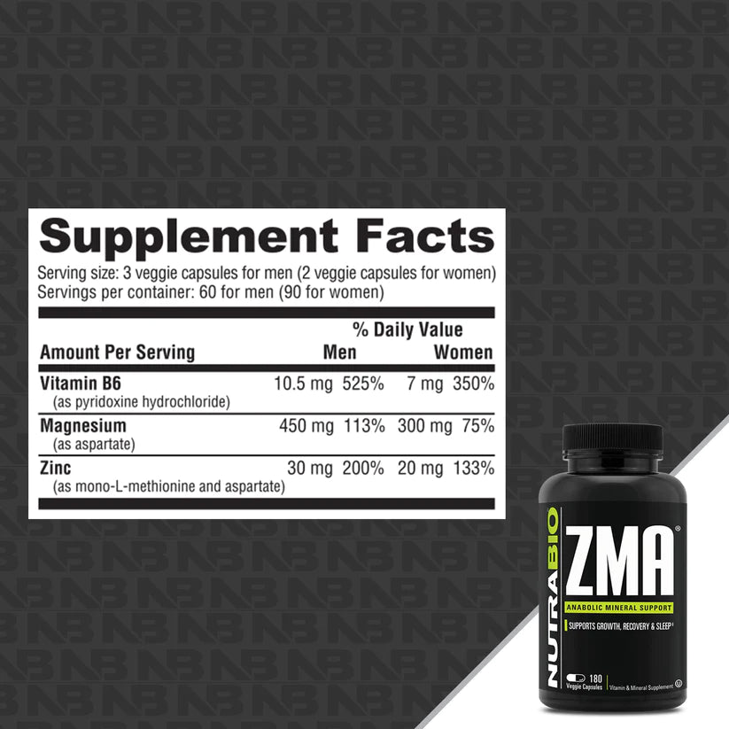 ZMA 180 Capsules