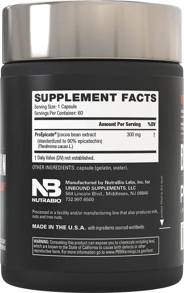 Unbound Epicatechin 60 Capsules