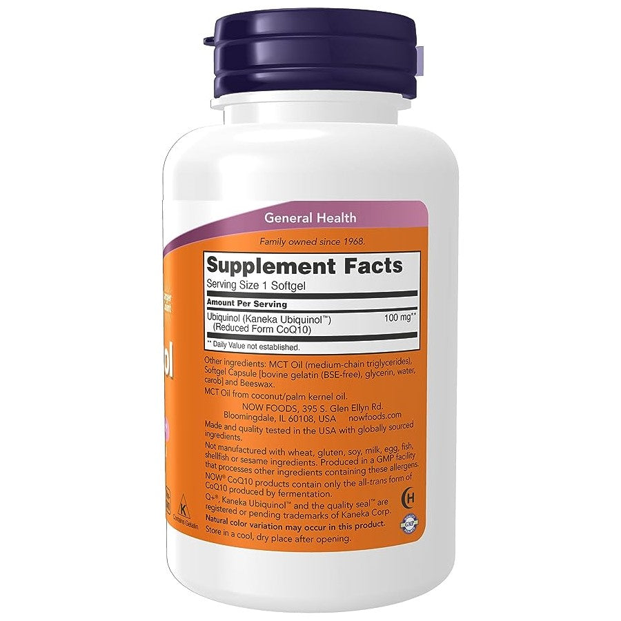 Ubiquinol 100mg 120 Softgels