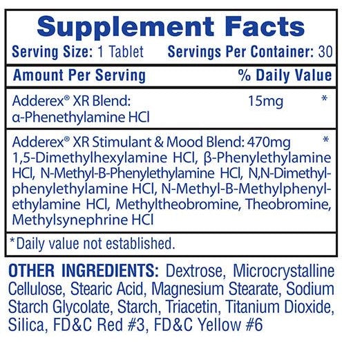 Adderex® XR 30 Tablets