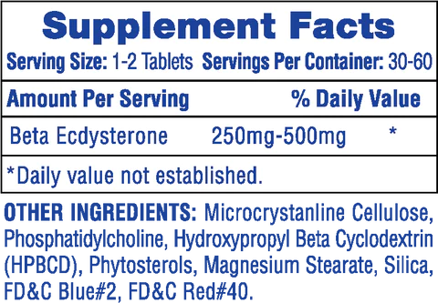 Ecdisten® 60 Tablets