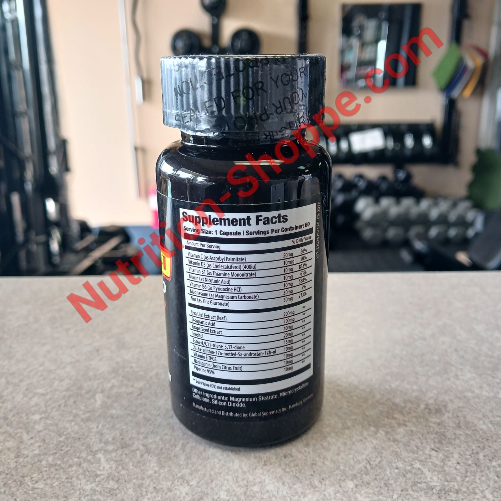 Global Supremacy HYBRID SHRED Professional Cutting Stack 60 Capsules