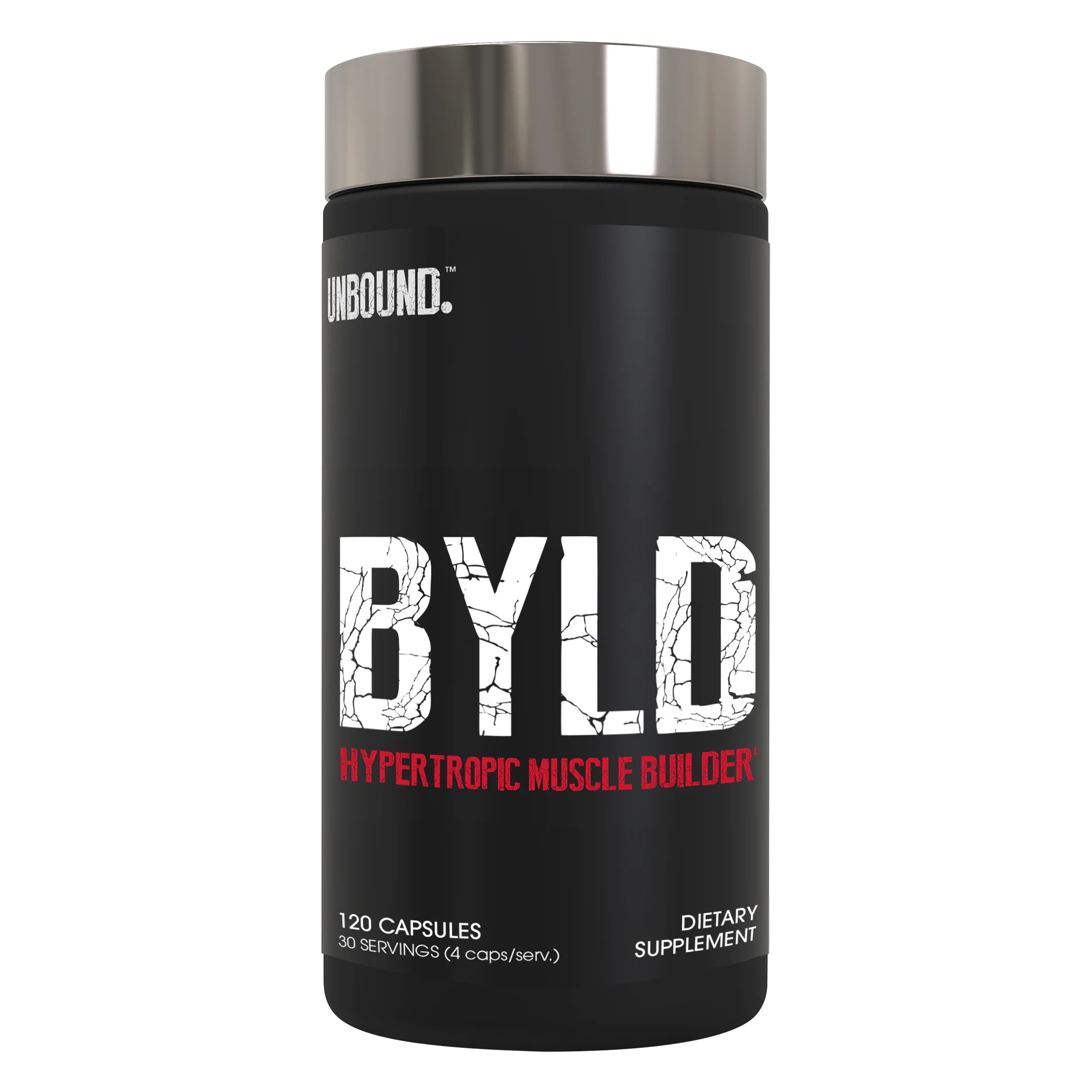 Unbound BYLD Hypertropic Muscle Builder 120 Capsules