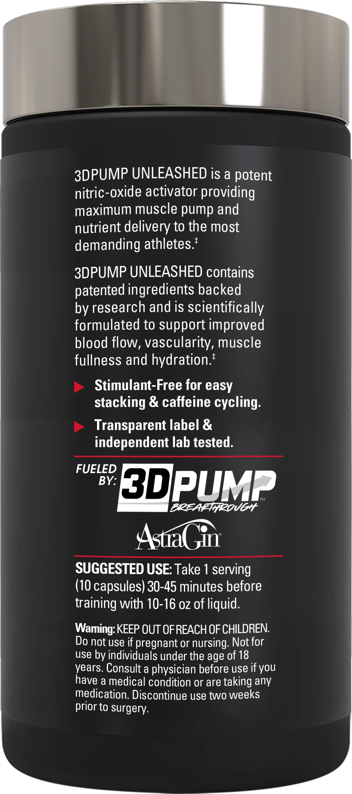 Unbound 3D Pump Unleashed 200 Capsules