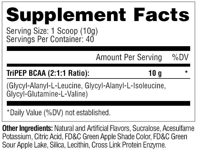 Tripep BCAA 400g 40 Servings
