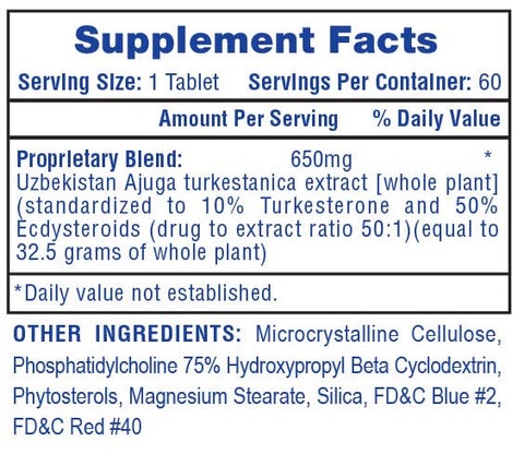 Turkesterone 650™ 60ct
