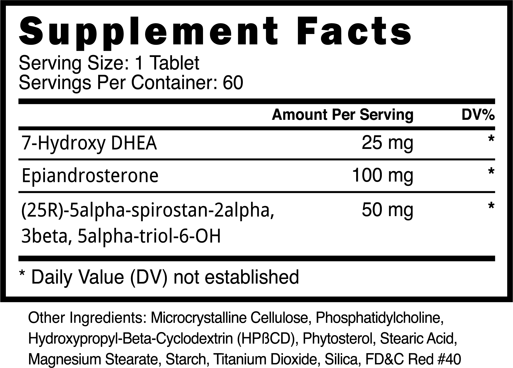 SuperStrol-7 60 Tablets