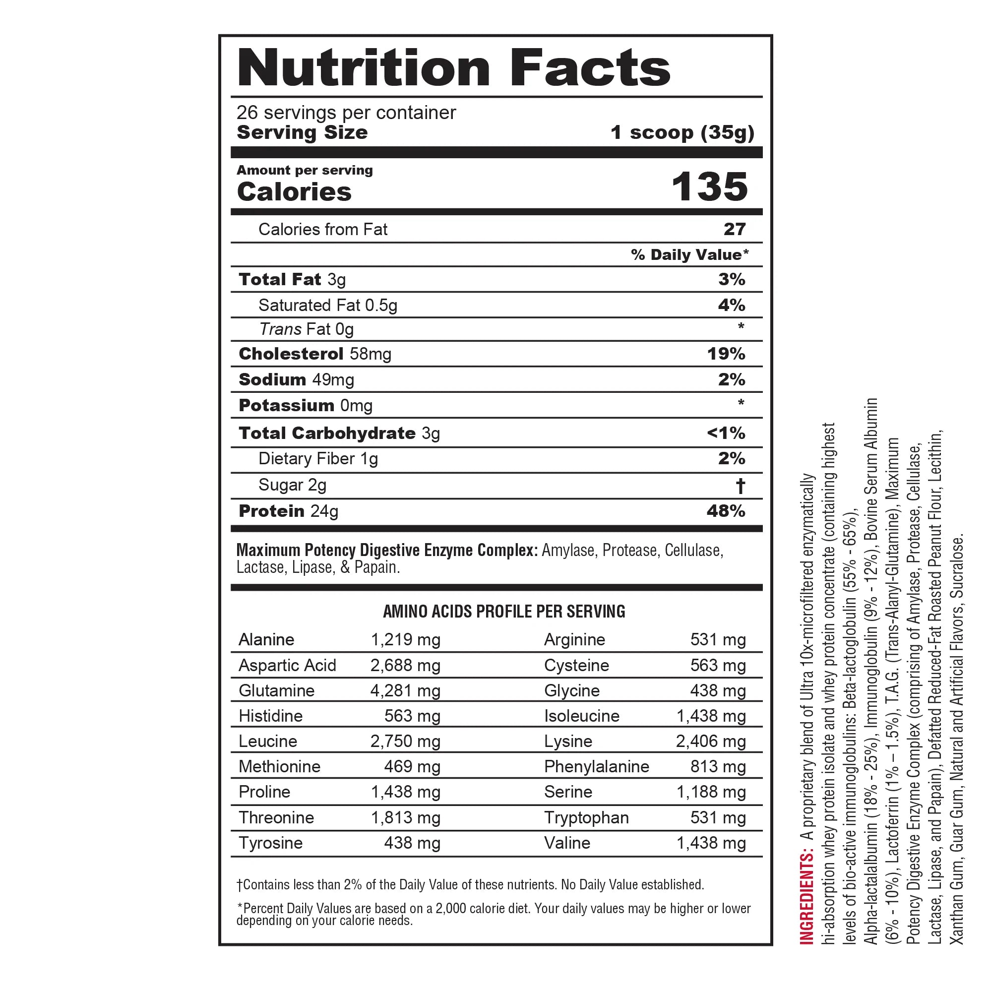 Protizyme Great Tasting Specialized  Designer Protein Powder